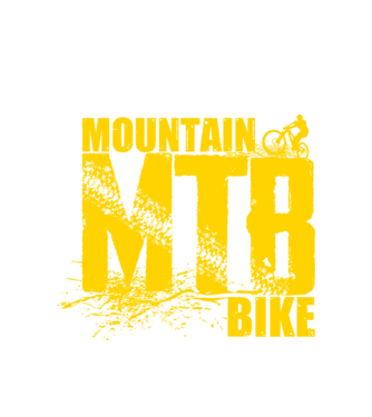 MTB model alb pe tricou