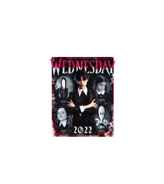WEDNESDAY multi all time model negru pe tricou