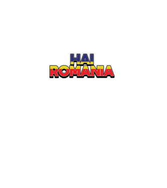 Subtitlu Hai Romania model alb pe tricou