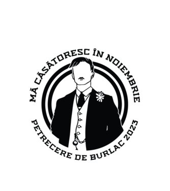 mă căsătoresc în noiembrie - petrecere de burlac model alb pe tricou