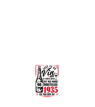 Un Vin Bun 1935 - Alb model negru pe tricou