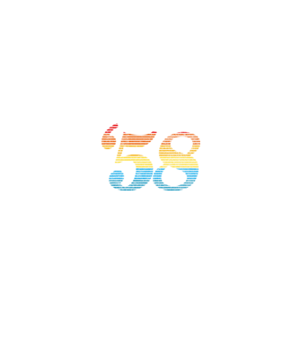 Retro Birthday 1958 model negru pe tricou