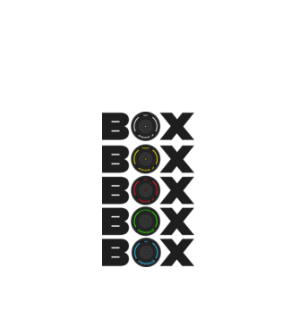 Forma1 box model alb pe tricou