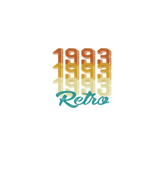 Retro 1993 model albastru jeanși pe tricou