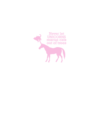 unicorn cat model negru pe tricou
