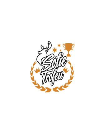 Soție trofeu model negru pe tricou