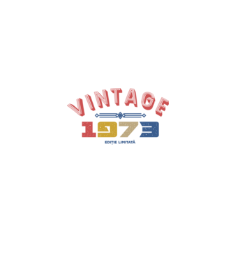 1973 Ediție limitată model alb pe tricou