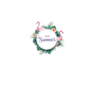 Hello summer model nisipiu pe tricou