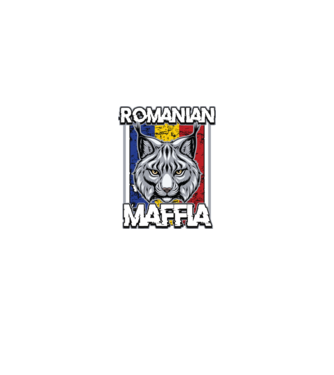 România maffia model negru pe tricou