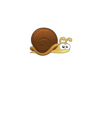 Snail model gri pe tricou