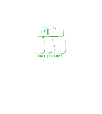 Walking dad green model turcoaz pe tricou