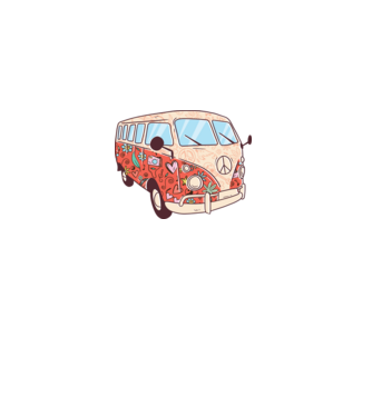 Autobuze model gri pe tricou