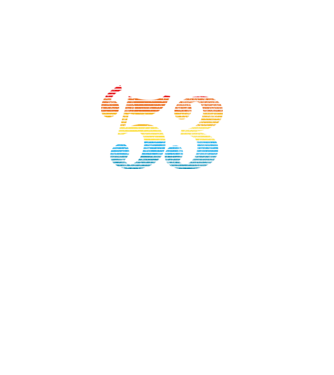Retro Birthday 1953 model alb pe tricou
