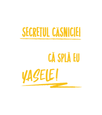 Secretul căsniciei sănătoase model nisipiu pe tricou