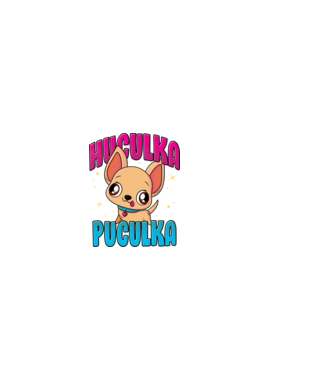Huculka Puculka chivava model negru pe tricou
