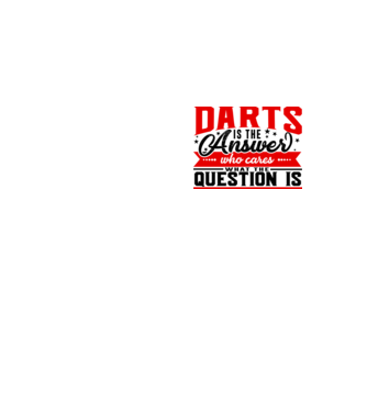 Sport is the answer DARTS model galben neon pe tricou