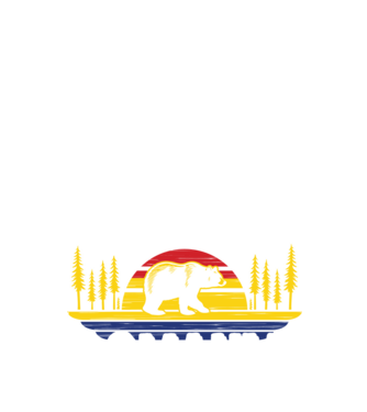 Land of Bears model negru pe tricou