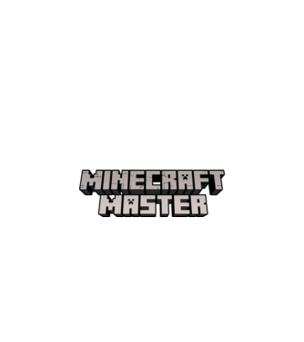 Minecraft Master model albastru închis pe tricou