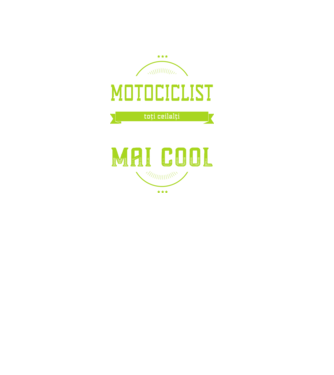 sunt motociclist, la fel ca toți ceilalți, dar mult mai cool model negru pe tricou