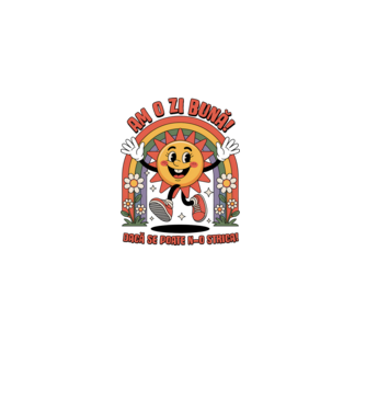Am o zi bună! model gri pe tricou