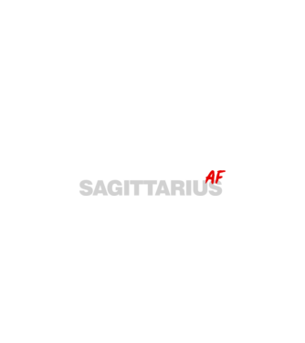 SAGITTARIUS as fuck model negru pe tricou