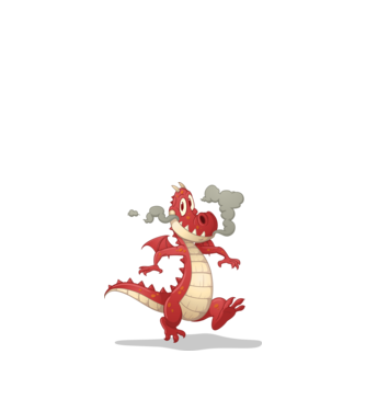 Dragon model nisipiu pe tricou