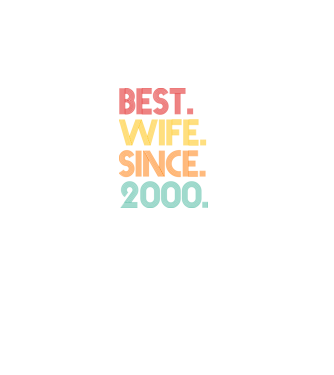 best wife since 2000 retro model negru pe tricou
