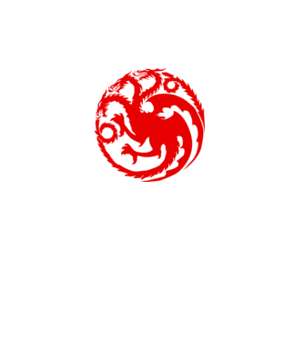 Targaryen model gri pe tricou