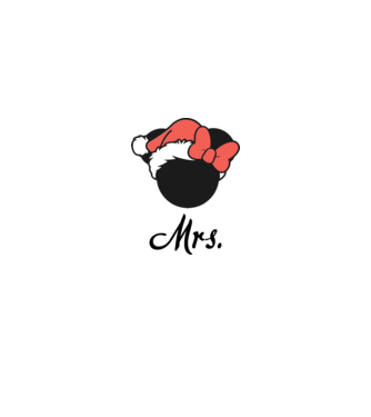mrs christmas model gri pe tricou