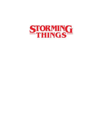 storming things - area 51 model negru pe tricou