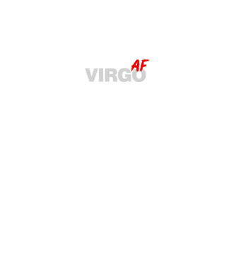 VIRGO as fuck model negru pe tricou