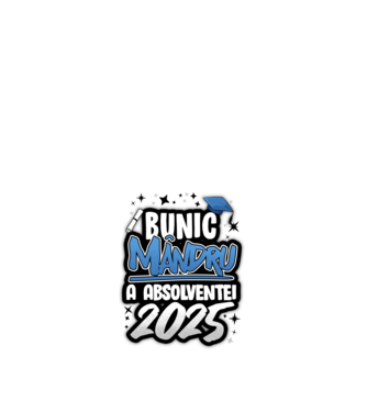 Bunic MÂNDRU a absolventei model alb pe tricou