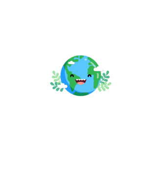Earth smiley model alb pe tricou