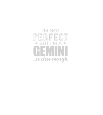 Not perfect, but GEMINI model negru pe tricou
