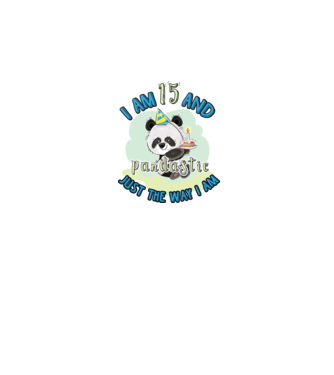 PANDASTIC 15 model alb pe tricou
