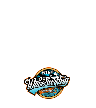 WaveSurfing model negru pe tricou