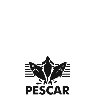 Pescar original model alb pe tricou