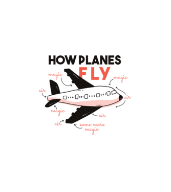 Avioane model alb pe tricou