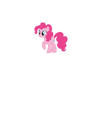 Pinkie Pie model nisipiu pe tricou