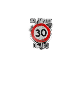 Am împlinit 30 de ani! model galben neon pe tricou