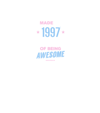 Made in - 1997 model gri/negru pe tricou