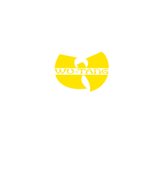 wu tang logo model negru pe tricou