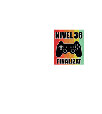 Nivel 36 finalizat model galben neon pe tricou