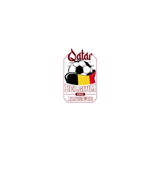 Qatar teams Belgium model negru pe tricou