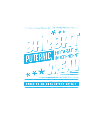 Sunt un bărbat puternic model alb pe tricou
