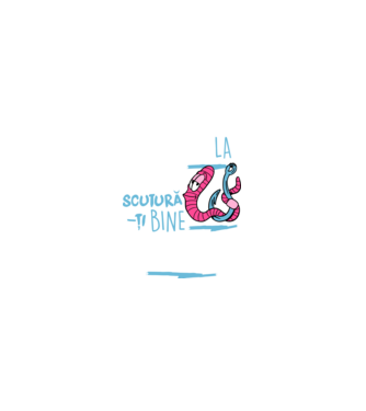 Secretul la pescuit scutură-ți bine viermele model negru pe tricou