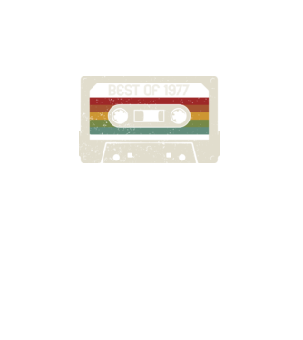 retro tape 1977 vintage model turcoaz pe tricou
