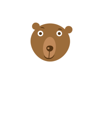 Bear Face model galben neon pe tricou