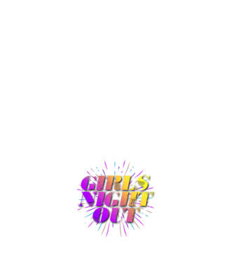 Girls Night Out model alb pe tricou