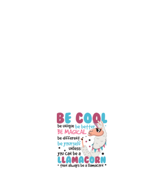 Always be a llamacorn model negru pe tricou